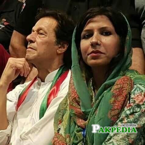 Sabeen Gul Khan with PM imran khan