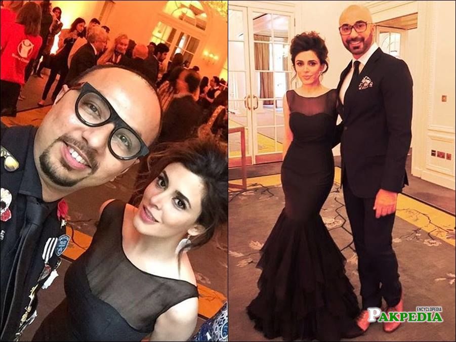 Ammara hikmat with Nomi Ansari and HSY