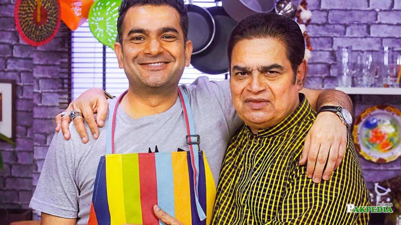 Irfan khoosat with his son Sarmad khoosat