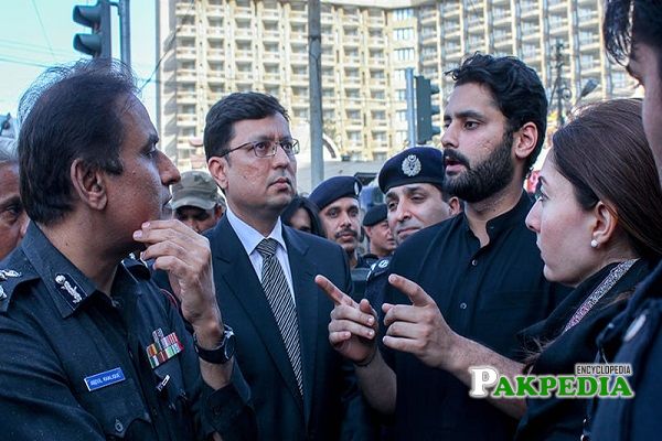 Jibran arrested by police for protesting near CM house