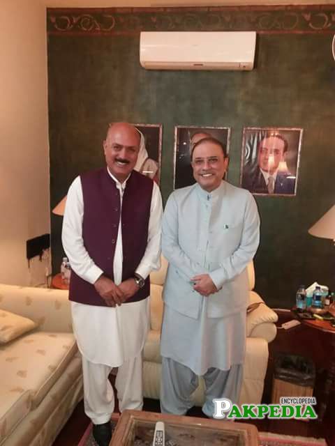 With Asif Ali Zardari
