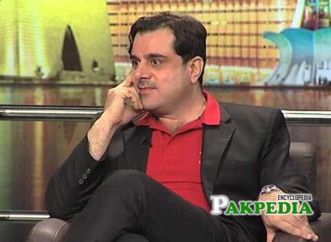 Bilal Yasin at a talk show