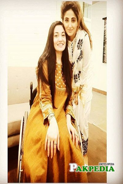 Fatima Sohail with Muniba Mazari