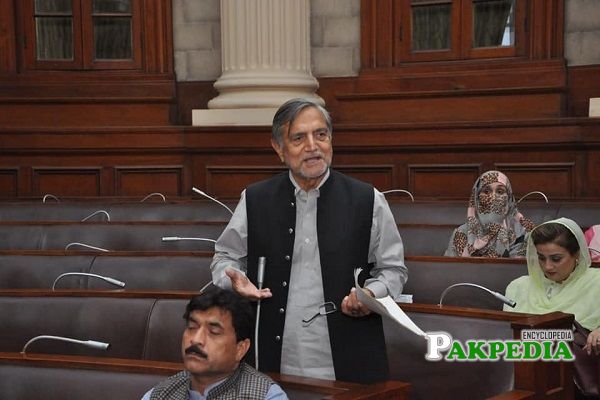 Muhammad Iqbal Gujjar during a session in Punjab Assembly