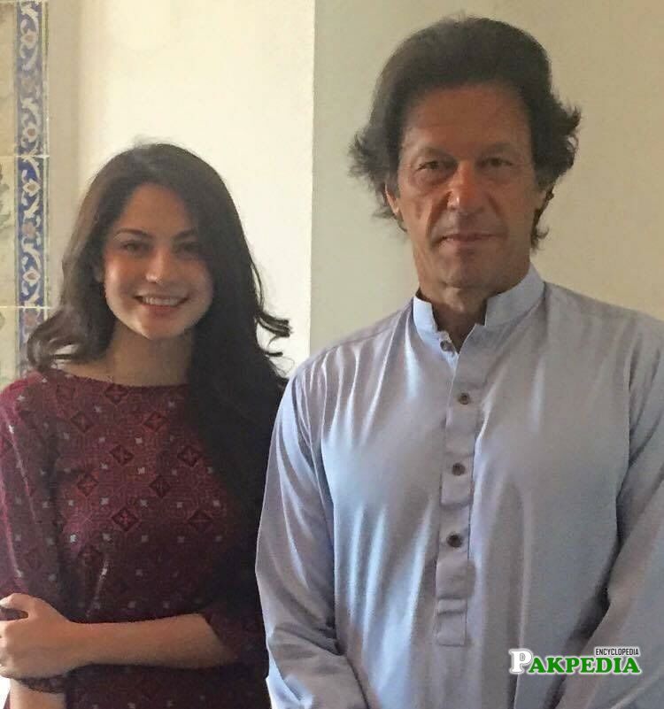 Neelam with PM Imran khan