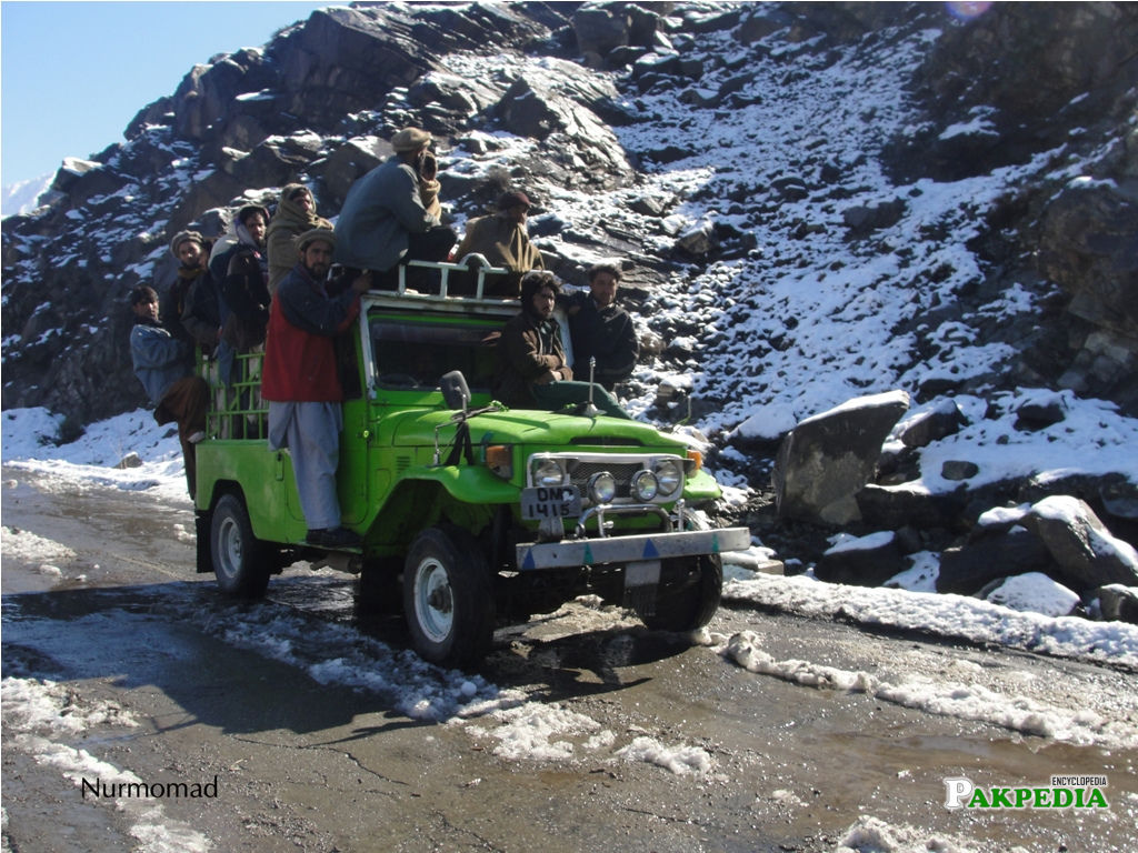 Snow Fall in Chilas