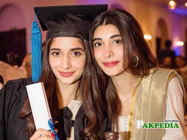 Mawra at her graduation day 