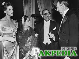 Ra'ana Liaquat Ali Khan with Her Husband 