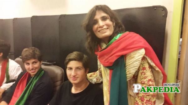 With Son of Imran khan