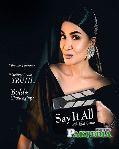 Iffat Omar started hosting 'Say it all with Iffat Umar'