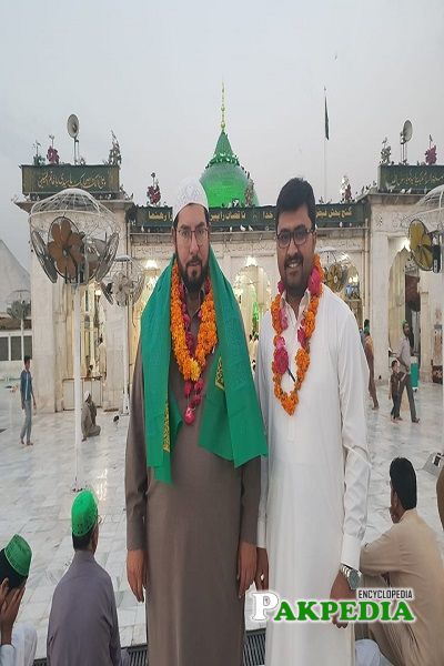 Sardar Ghazanfar Ali at Hazart Ali Hajwari Ganj Baksh
