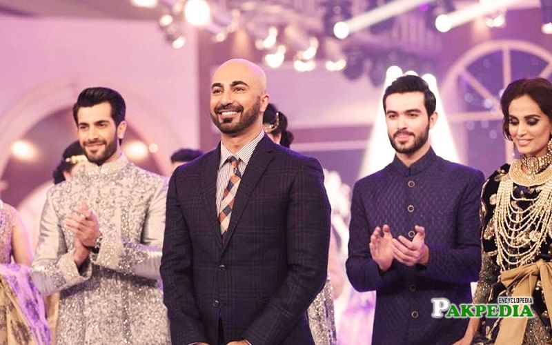 Jahan e Khald while walking the ramp for HSY