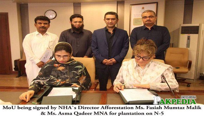 Asma qadeer while serving her duties as MNA