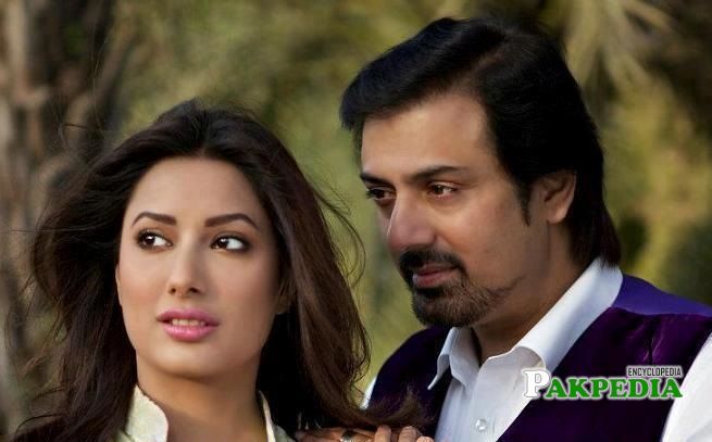 Noman Ijaz with Mehwish Hayat