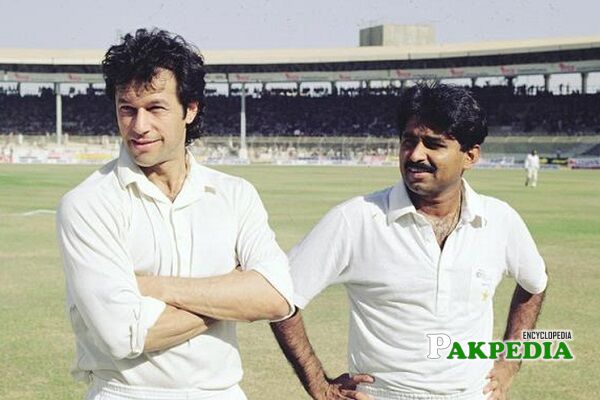 Javed Miandad and Imran Khan