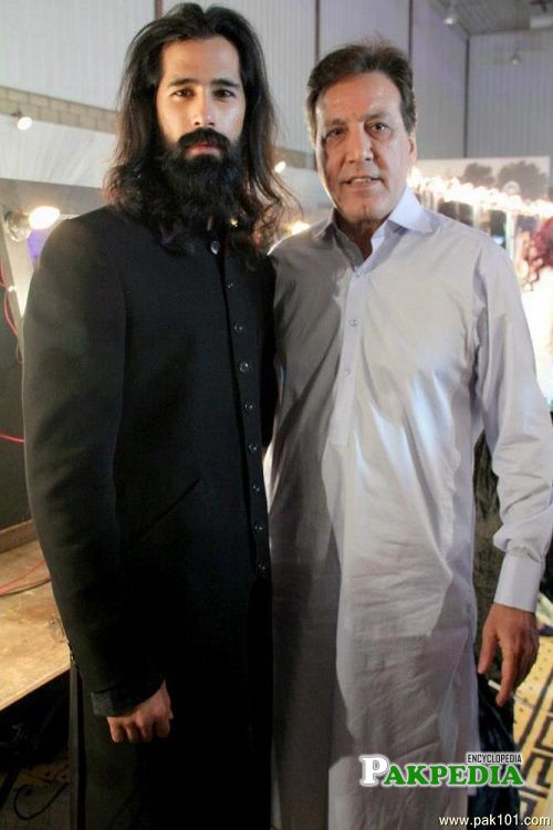 Abbas Jafri with legendary Javed Sheikh
