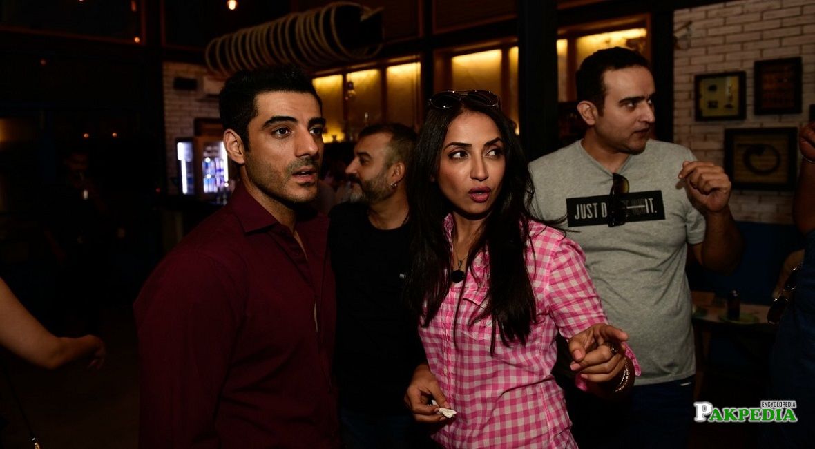 Zara Tareen with Adeel Hussain