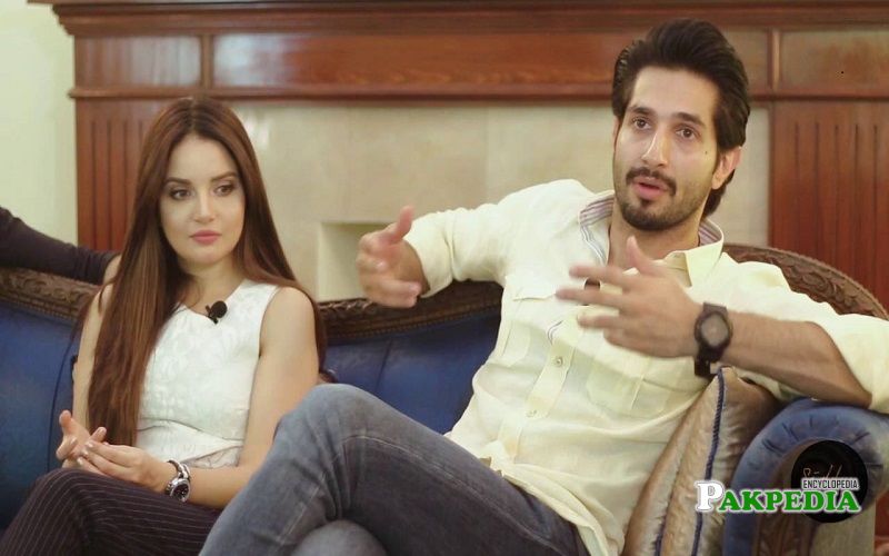 Bilal Ashraf with Armeena Khan during promotions of 'Janaan'