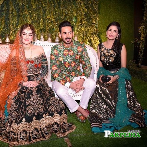 Wasia fatima at the wedding of Shan baig