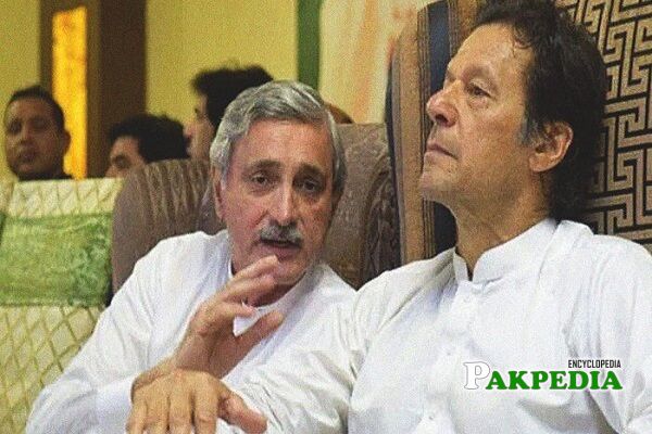 Jahangir Tareen and Imran Khan