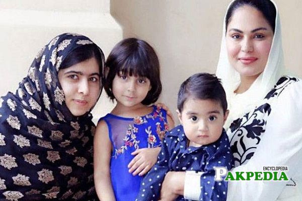 Veena Malik Family