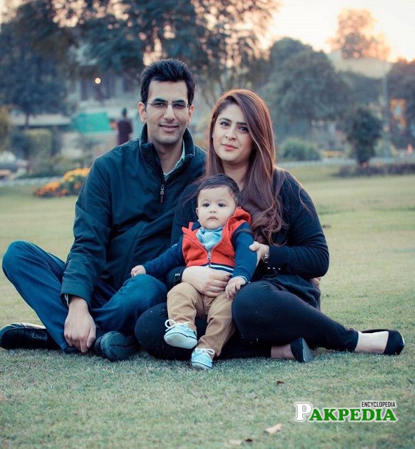 Sarah Ahmad with her family