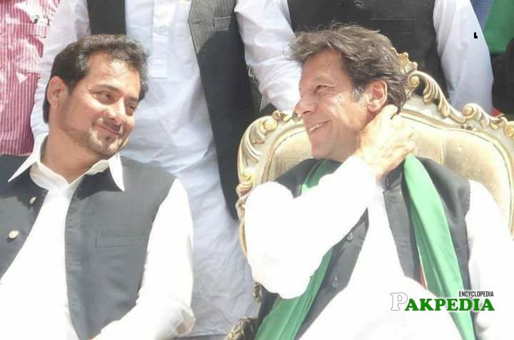 Sadaqat Ali with prime minister of pakistan