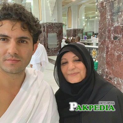 Shehroz with his mother