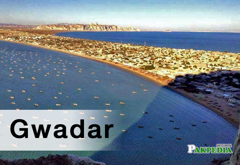 Top view of Gawadar beach