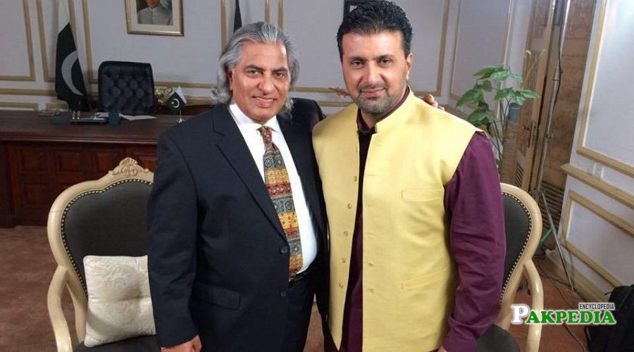 Asad Malik with Usman peerzada