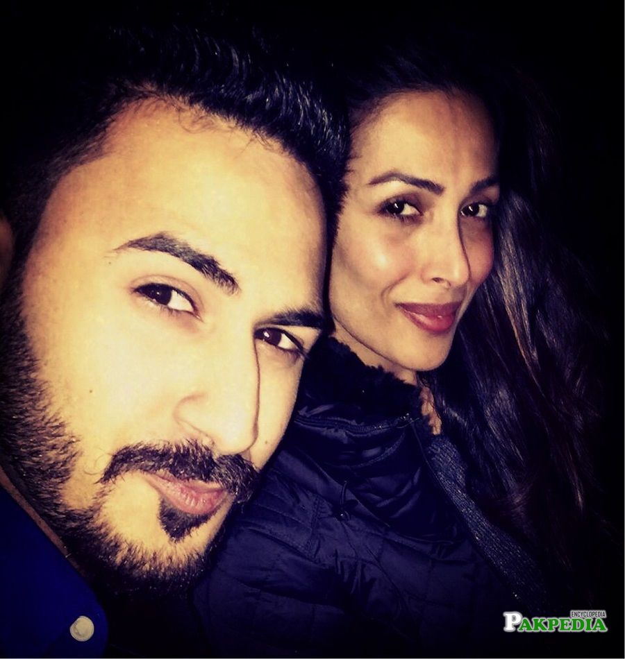 Shan Baig with Malaika Arora Khan