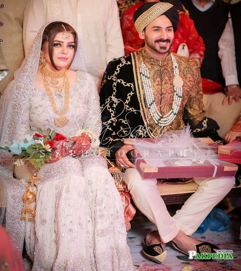 Shan Baig with his wife