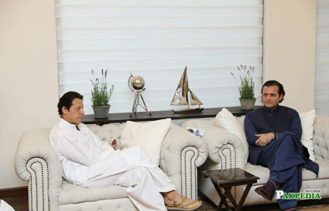 With Imran khan