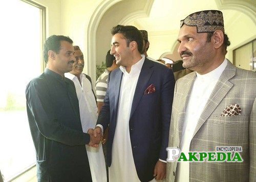 Ali Gohar with Bilawal Bhutto Zardari