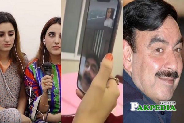 Hareem leaked the screen shots of her video chat with Sheikh Rasheed