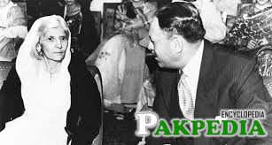 Ayub Khan with Fatima Ali Jinnah 