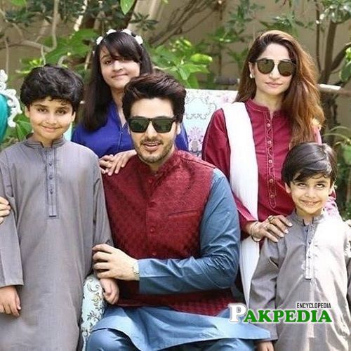 Ahsan khan with family