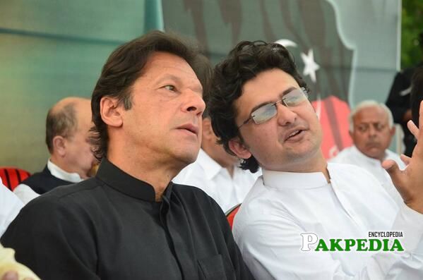 While Discusing with Imran Khan