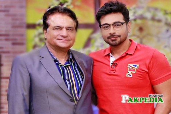 Firdous Jamal with Faisal Qureshi in a morning show