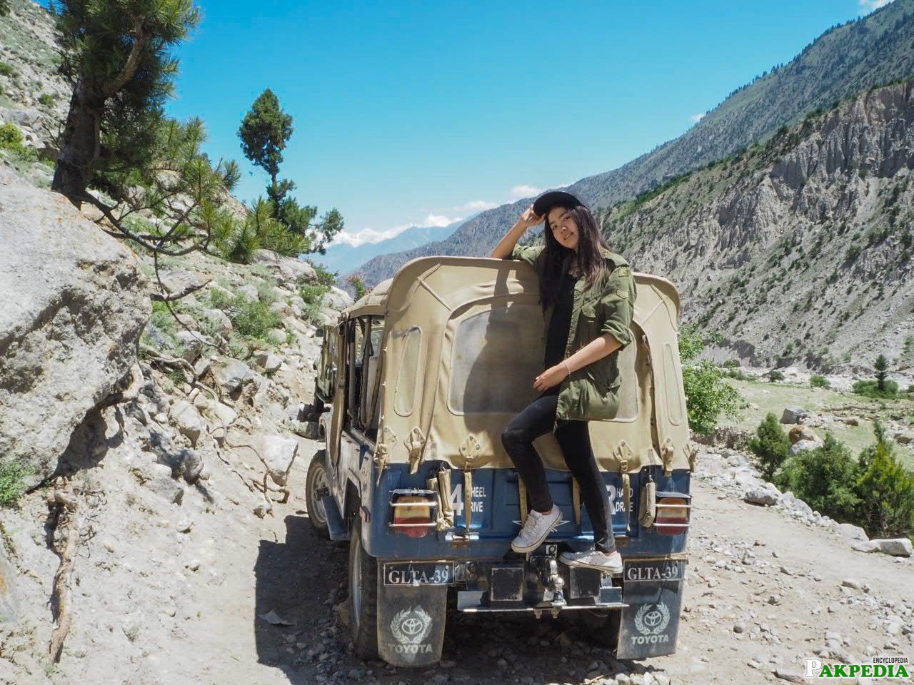 Thai tourist in Gilgit-Baltistan pakistan