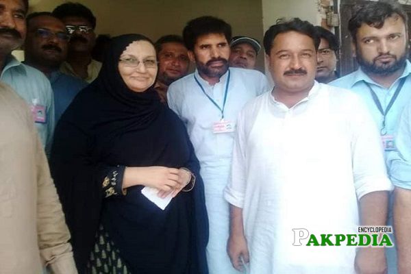 Ashifa riaz during inauguration of new Sui gas