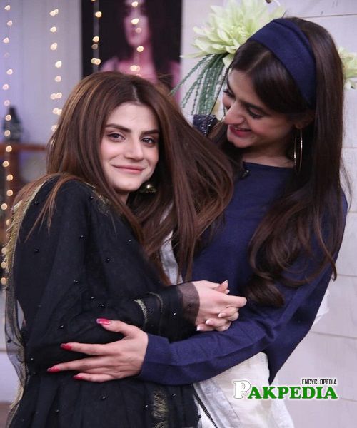 Zubab with Hira Mani