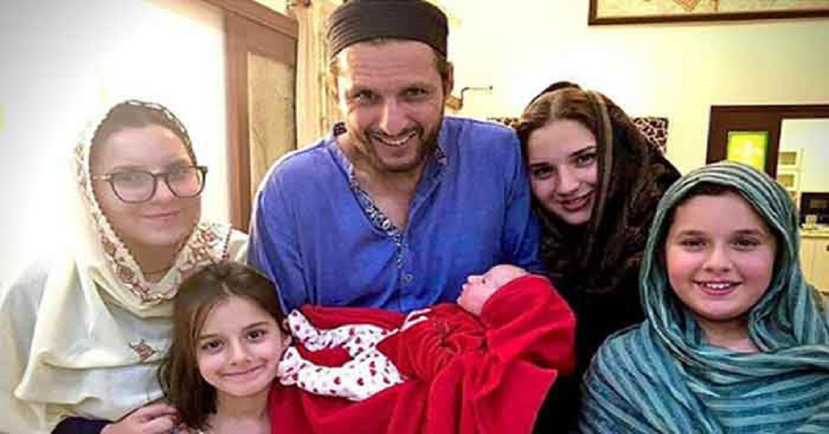 Shahid Afridi Family