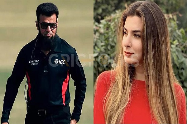 Aleem Dar and Zara naeem