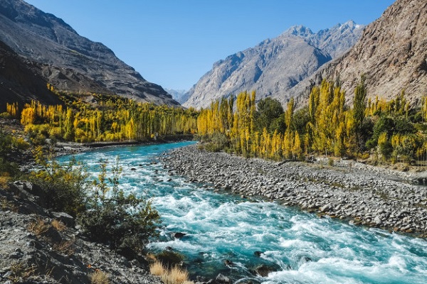Gilgit River view road