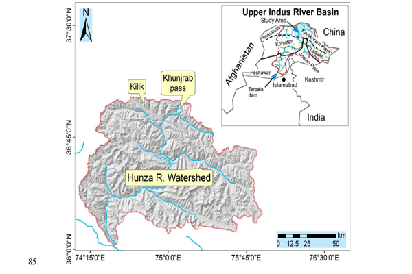 Hunza River origin