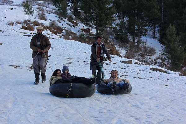 Malam Jabba snow tubing