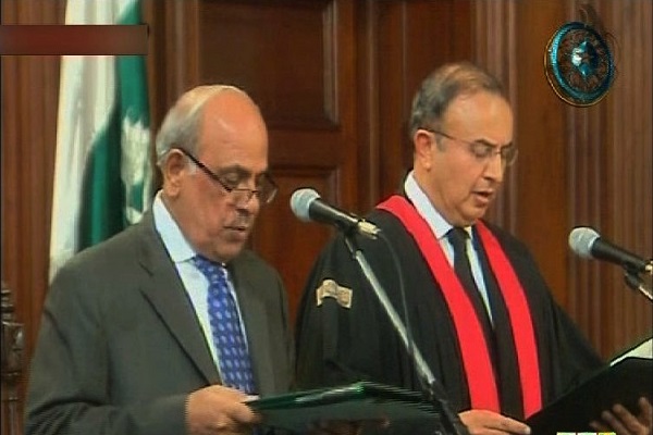 Syed Mansoor Ali Shah chief justice