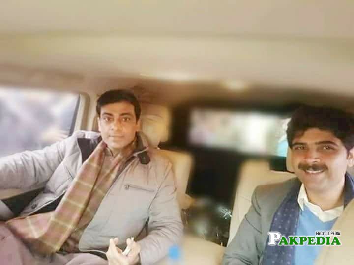 Haider Sultan with Hamza Shehbaz