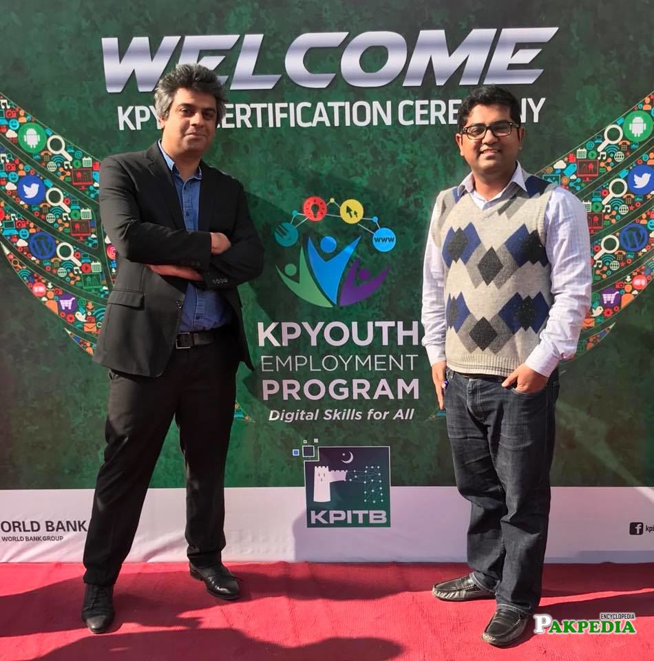 Certificate ceremony of KP Youth employment program